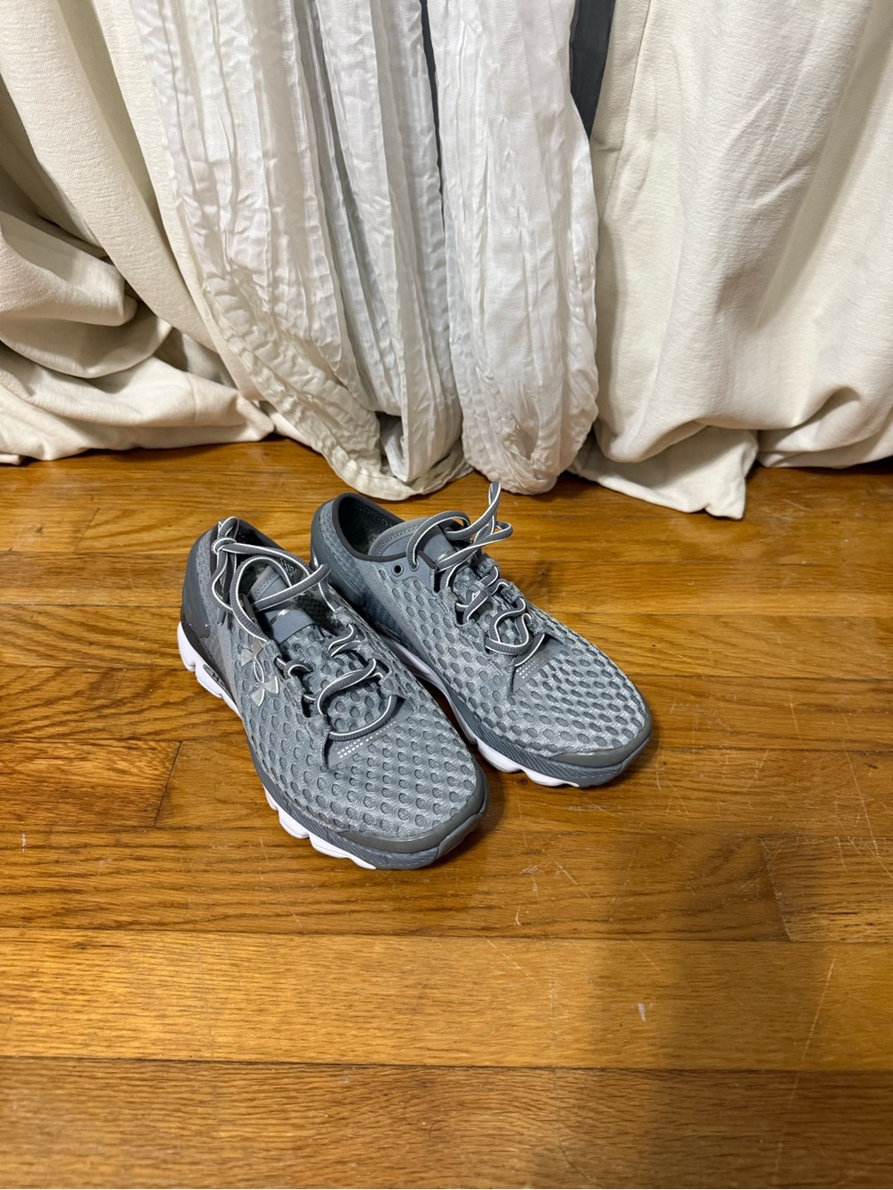 Under Armour Men’s Gray Athletic Mesh Running Trainers